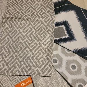 5 Thibaut SUNBRELLA OUTDOOR Fabrics gray Indigo blue